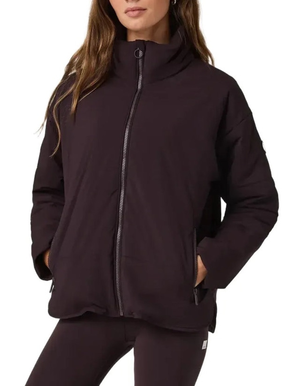 Vuori Women's Canyon Insulated Jacket in Raisin NWT